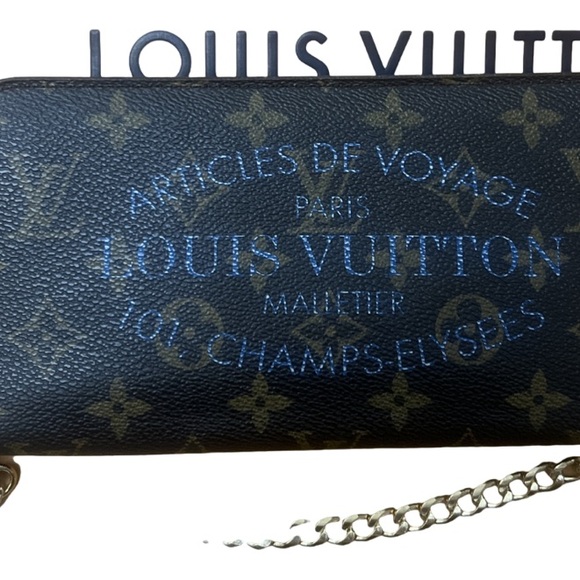 π₯π₯LOUIS VUITTON RARE collectors wallet w/ Chain π₯π₯ - Picture 12 of 14